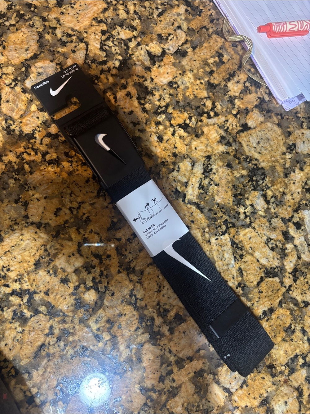Nike reversible belt NWT